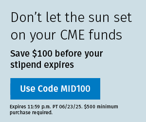Lock in learning with $100 off AudioDigest
Don’t let your stipend expire
Use Code MID100